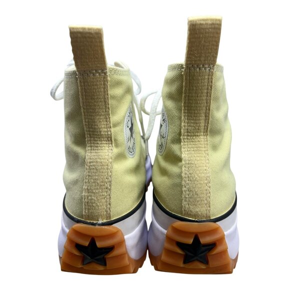Converse Run Star Hike Lemon Drop High Top Platform Unisex Sneakers - Picture 9 of 11